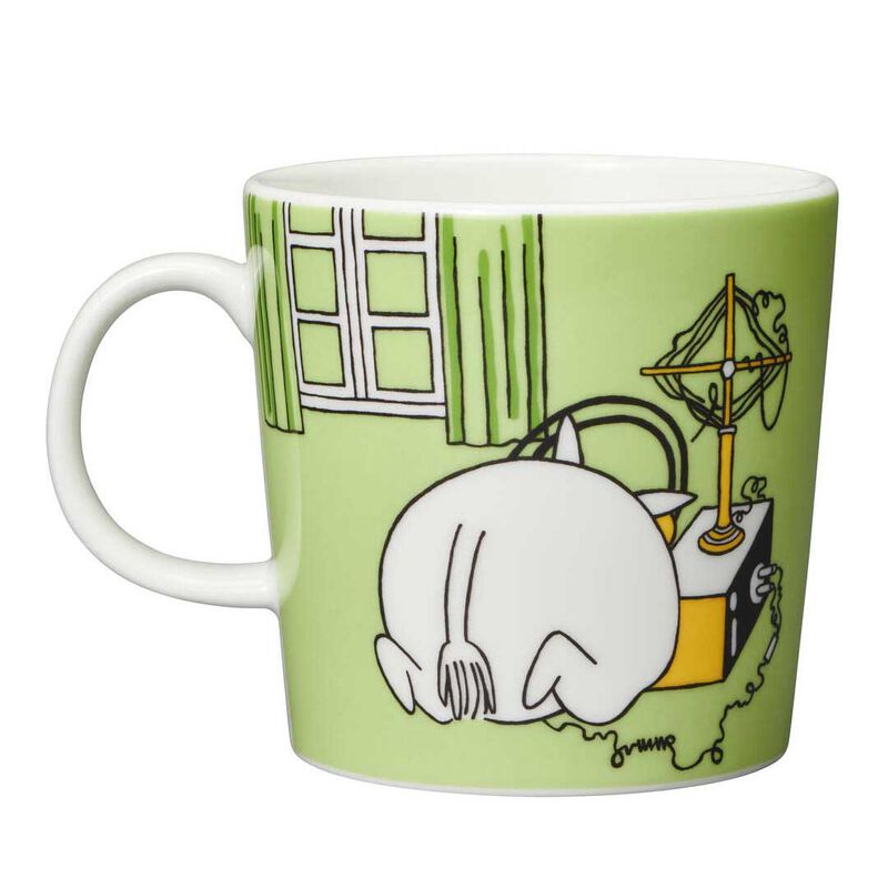 iittala Moomin Arabia Mug 300ml - Moomintroll Grassgreen image number 1