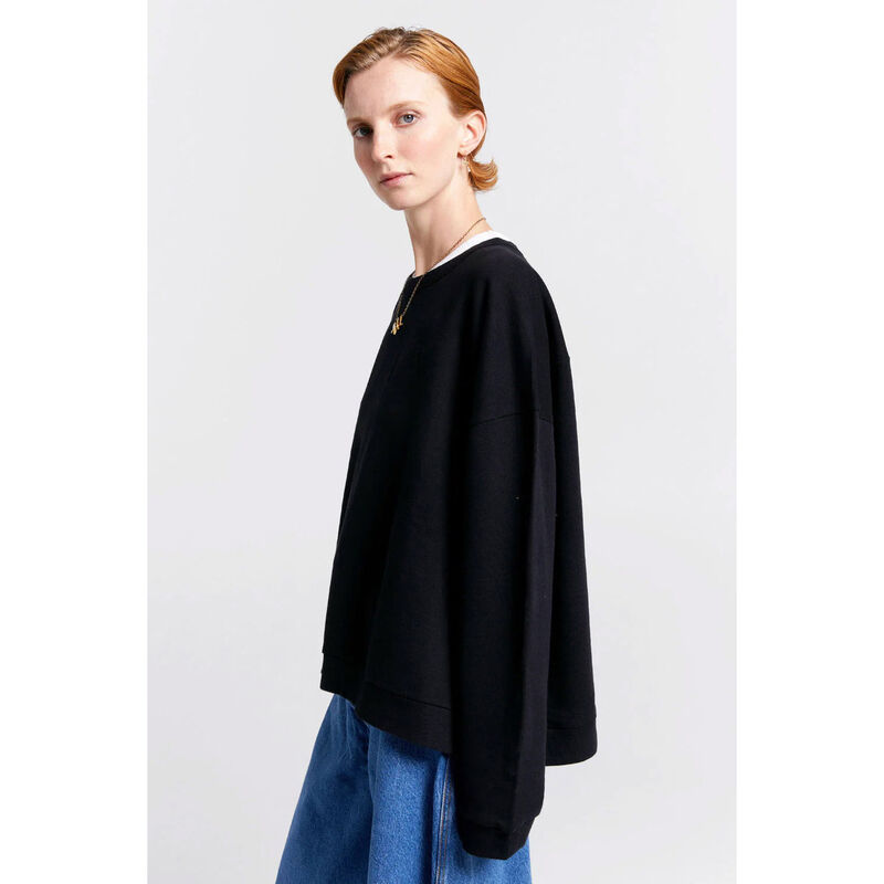 Karen Walker Embroidered Runaway Girl Sweatshirt image number 2