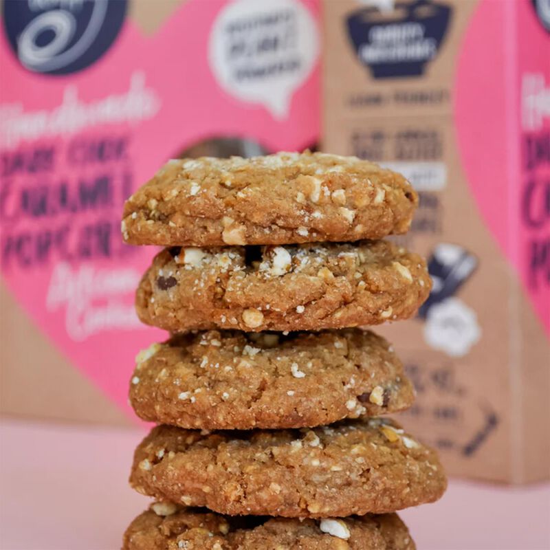 Molly Woppy Dark Choc Caramel Popcorn Cookies 175g image number 1