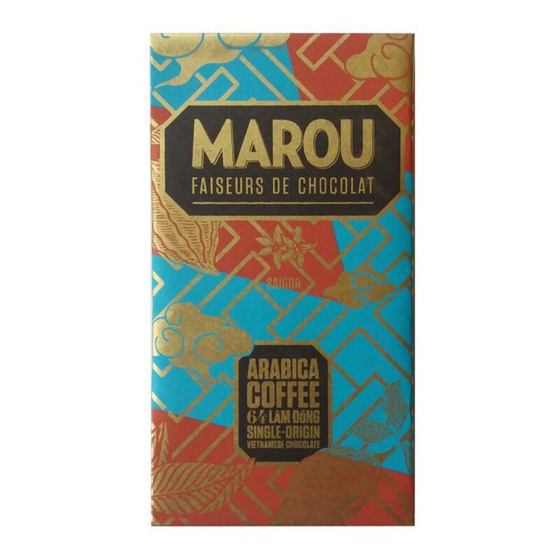 Marou Arabica Coffee 64% Lam Dong (Gold) Bar 80g image number 0