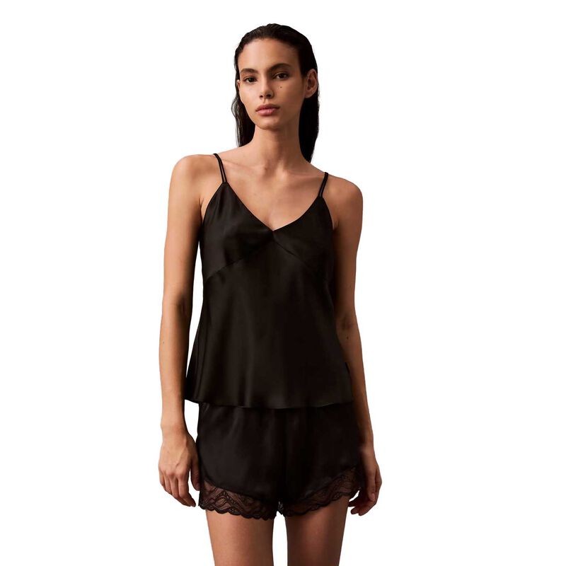 Calvin Klein Satin Sheen Lace Essential Satin Short image number 0