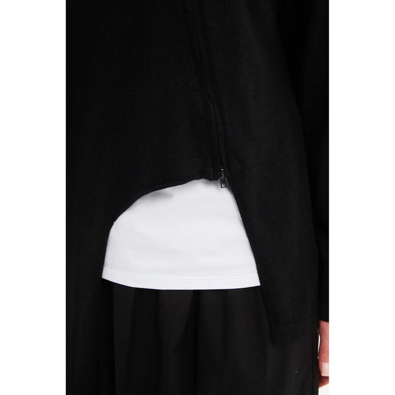 TIRELLI Asymmetric Zip Detail Knit image number 2