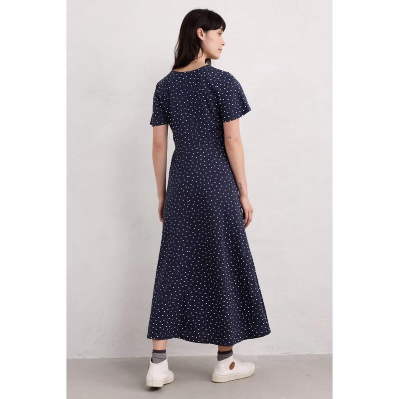 Seasalt Cornwall Chateaux Dress (Half Sleeve) Rustic Spot Maritime image number 1