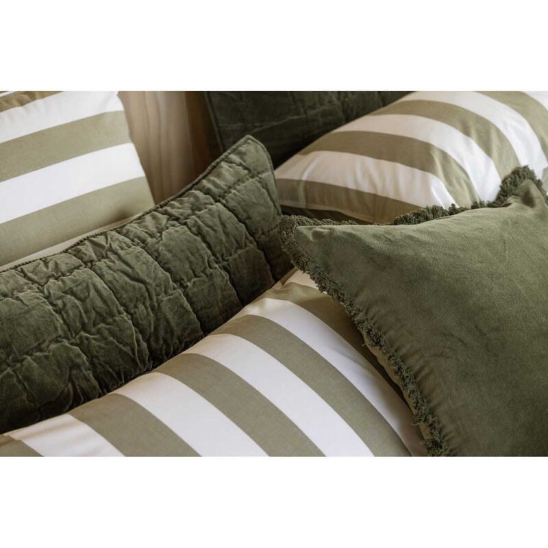 Wallace Cotton Sherwood Vertical Stripe Duvet Set image number 1