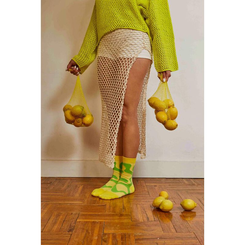 Eat My Socks Fresh Lemons Socks 2 Pairs image number 1