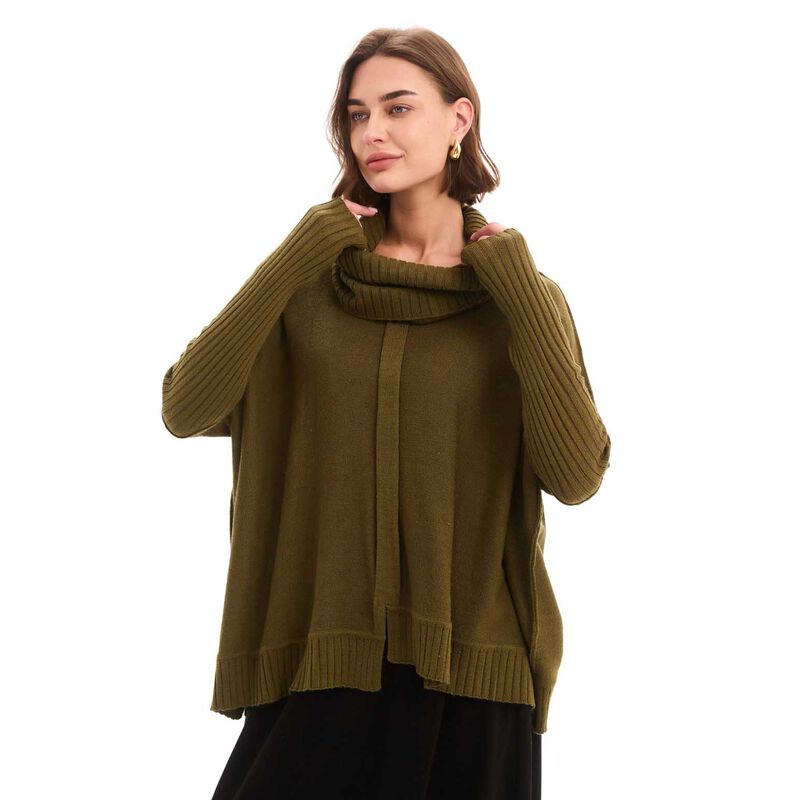 TIRELLI Boxy Rib Sleeve Knit image number 4