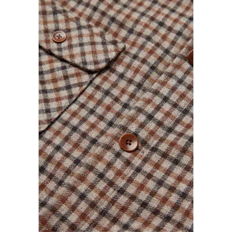 POMPEII Check Wool Chore Jacket image number 2