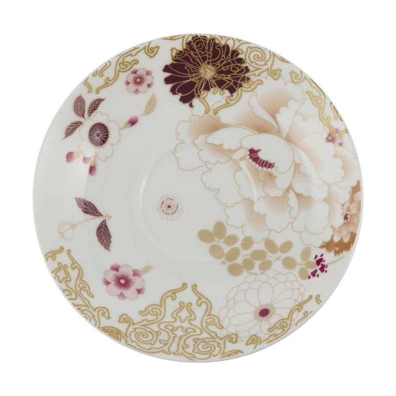 Maxwell & Williams Kimono Breakfast Cup & Saucer 480ml White Gift Boxed image number 2