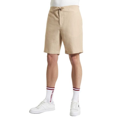 Ben Sherman Linen Cotton Drawcord Shorts