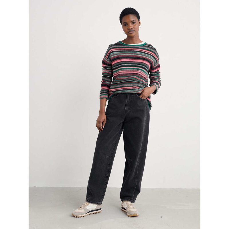 Seasalt Cornwall Fruity Jumper II Ripple Marks Squash Multi image number 2