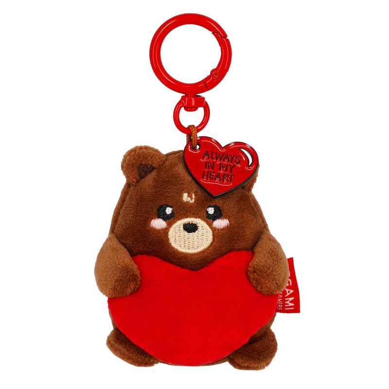 Legami Super Soft! Tiny Plush Key Ring - Teddy Bear image number 0