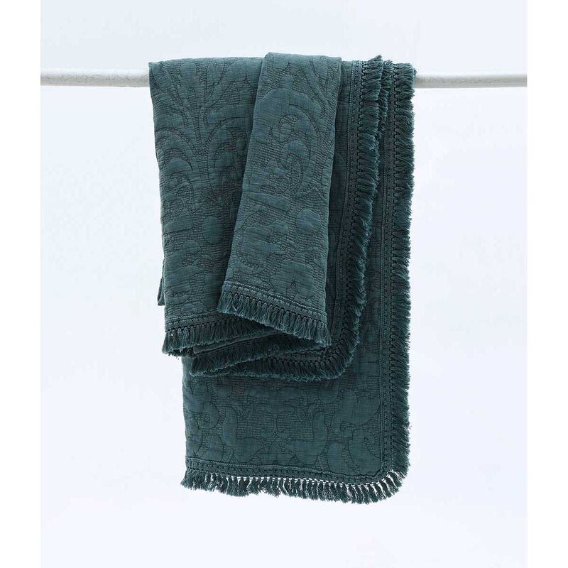 MM Linen Mayen Throw 150x200 - Bluestone image number 1