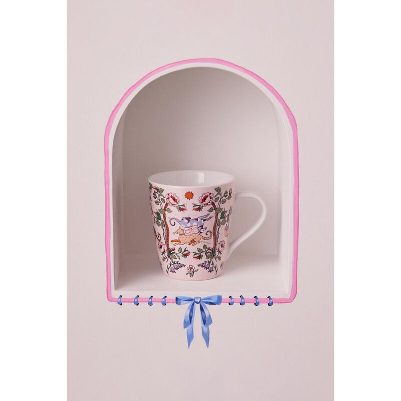 Cath Kidston Flowers And Friends Pink Stanley Mug image number 2