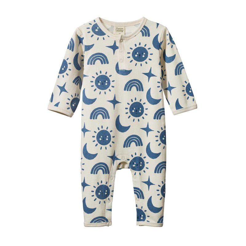 Nature Baby Henley Pyjama Suit image number 1