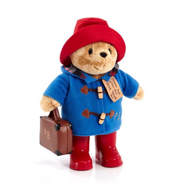 Paddington Bear with Boots, Embroidered Coat & Suitcase - Large image number 0