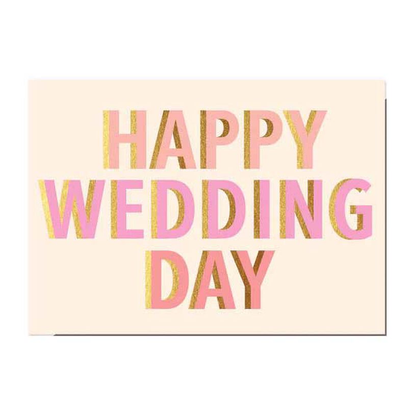 Elm Paper Happy Wedding Day Card image number 0