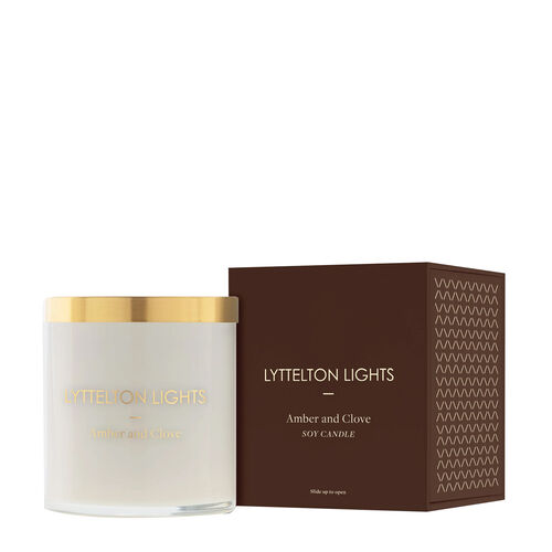 Lyttelton Lights Amber & Clove Candle