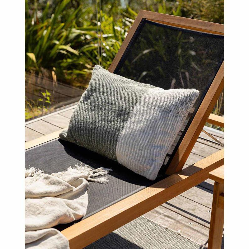 Baya Finn Cushion With Polyester Inner - Eucalyptus 40X60cm image number 2
