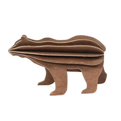 Lovi 3D Puzzle Decor Bear 13.5cm Brown