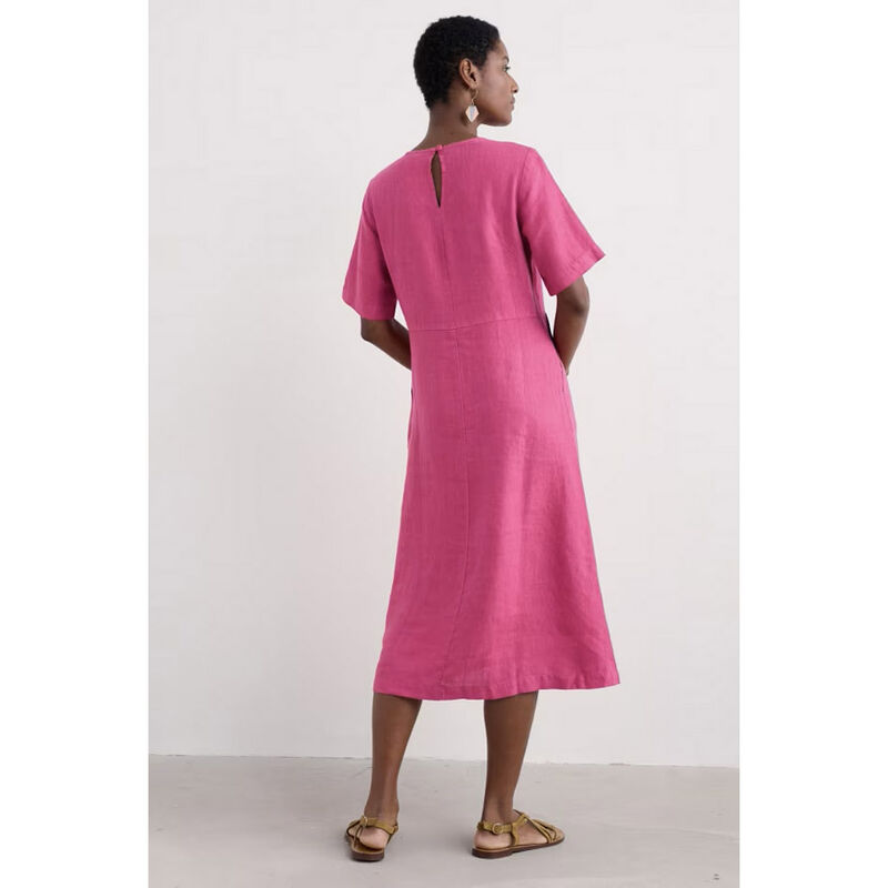 Seasalt Cornwall Grass Wave Dress Tulip image number 1