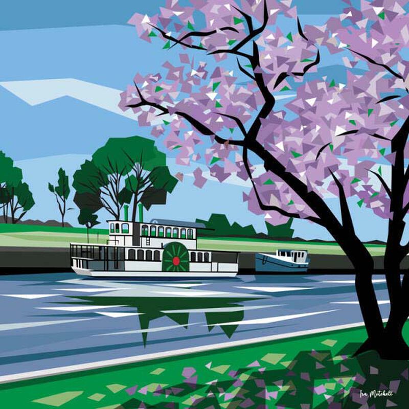 Ira Mitchell River Queen Matted Print image number 0