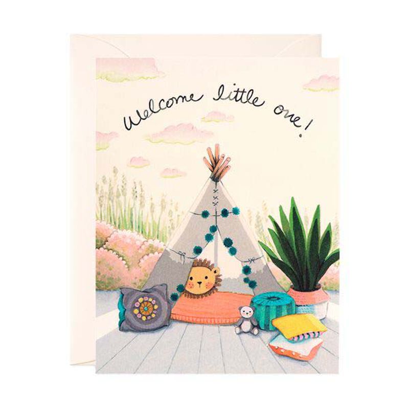Baby Tee Pee Card image number 1