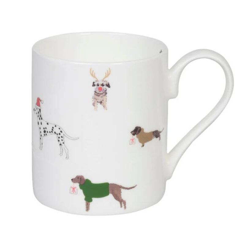 Sophie Allport Christmas Dogs Mug image number 0