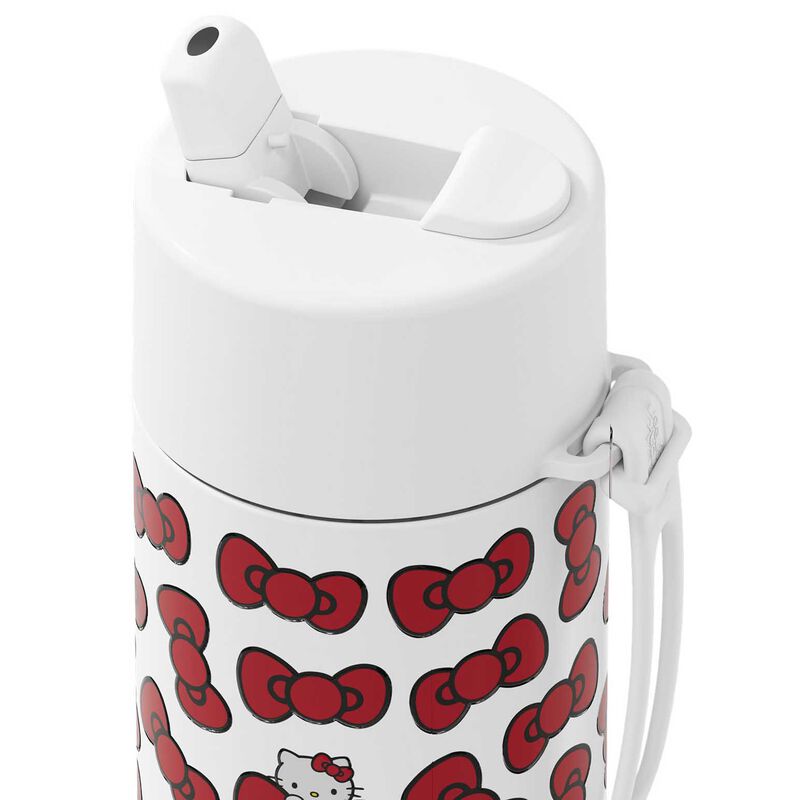 frank green 20oz Reusable Bottle Hello Kitty w Flip Straw Lid (Bow Edition) image number 2
