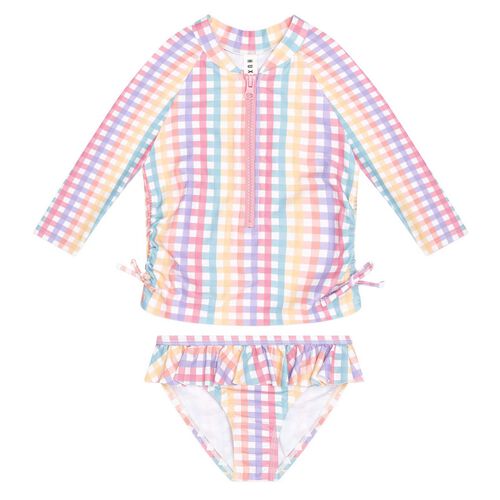 Huxbaby Check 2Pc Swim Set 3-5Y