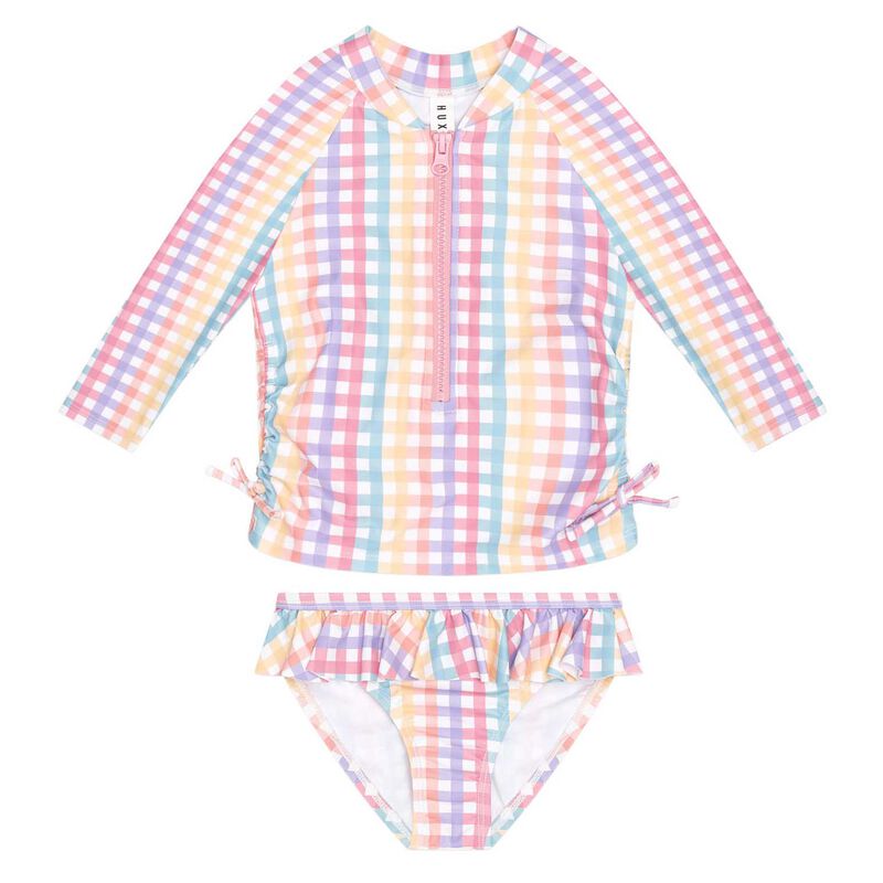 Huxbaby Check 2Pc Swim Set 3-5Y image number 0