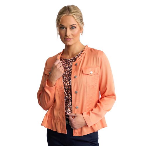Vassalli Jacket With Frill Hem