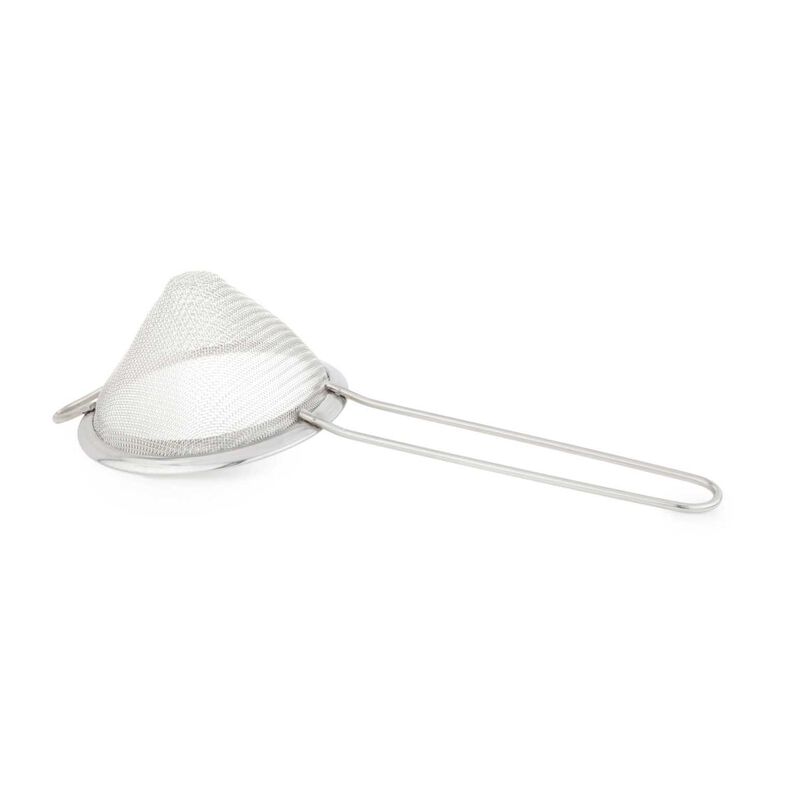 Viski Professional Stainless Steel Mesh Cone Strainer image number 1