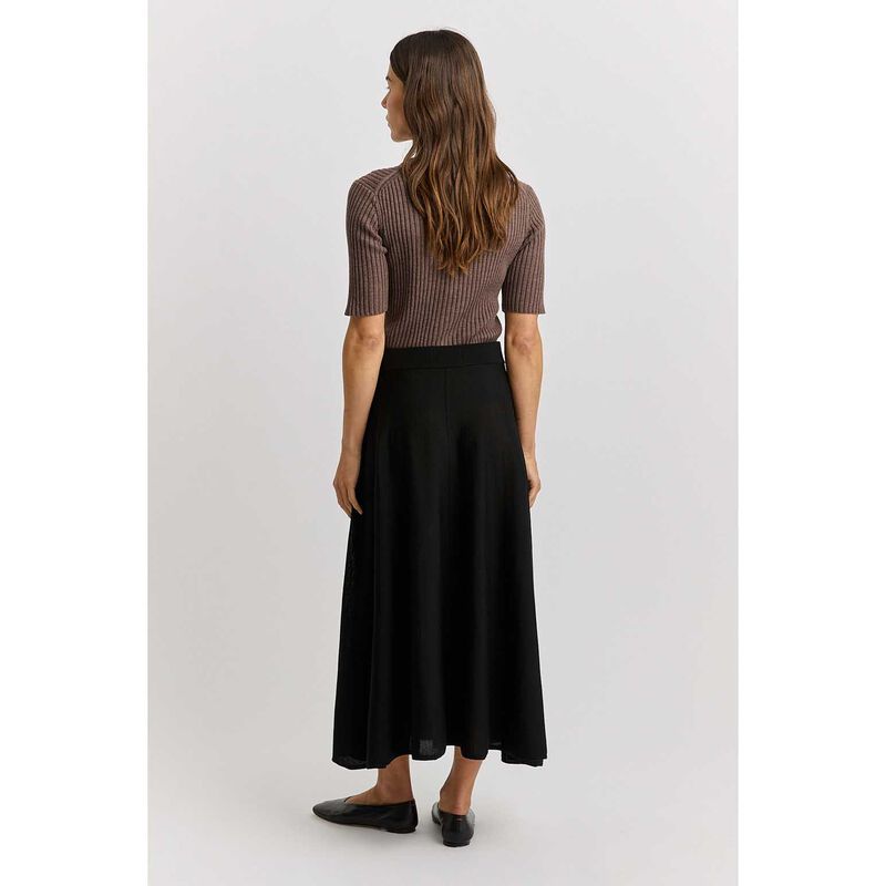Toorallie A-Line Knit Mid Skirt image number 1