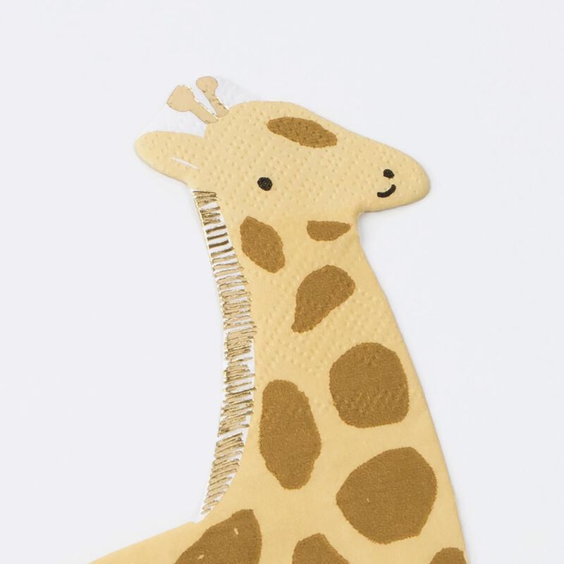 Meri Meri Giraffe Napkins x 16 image number 1