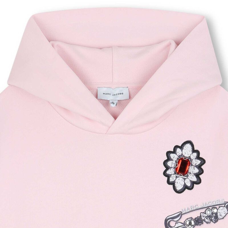 MARC JACOBS French Terry Hoodie 3Y-6Y image number 2