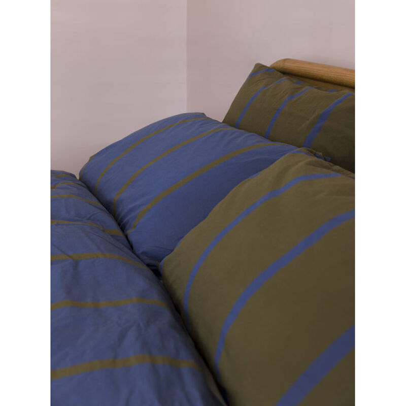 Citt&agrave; Duo Pillowcase Pair Aegean/Ivy 76x50cm image number 1