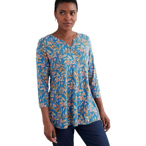 Seasalt Cornwall Risso Top Folky Bloom Sailboats