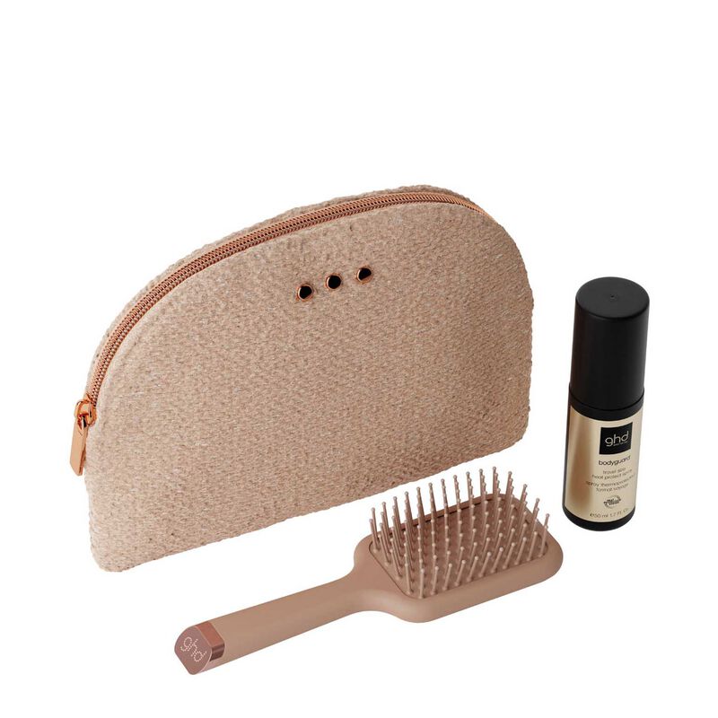 ghd Style Gift Set with Mini Paddle Brush & Mini Bodyguard image number 0