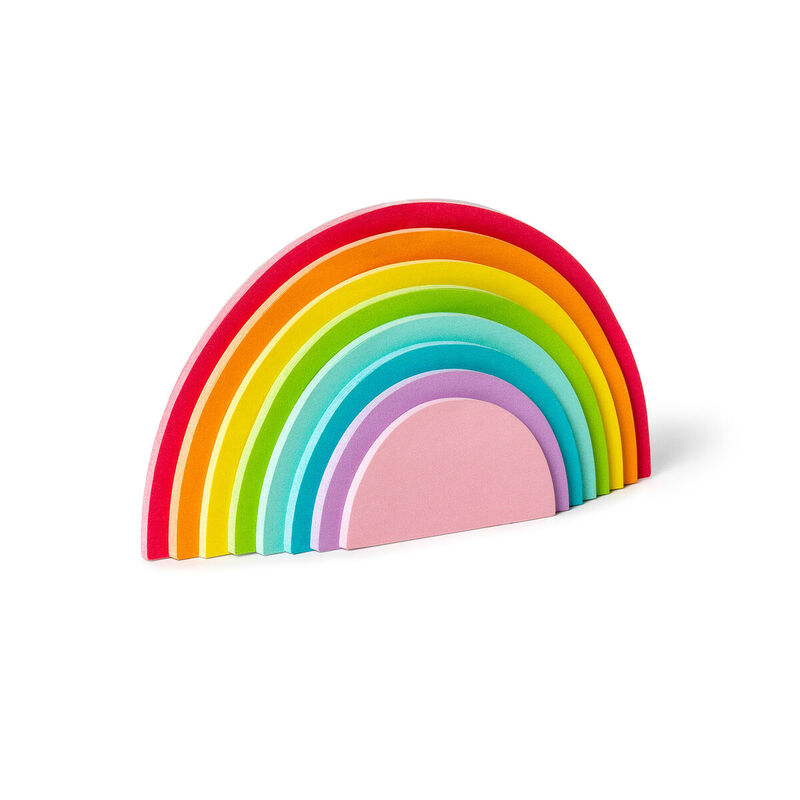 Legami Rainbow Thoughts Adhesive Notepad image number 1