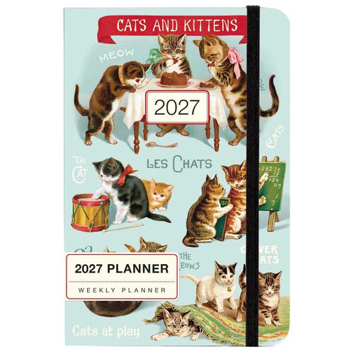 Cavallini Cats Weekly Planner 2027
