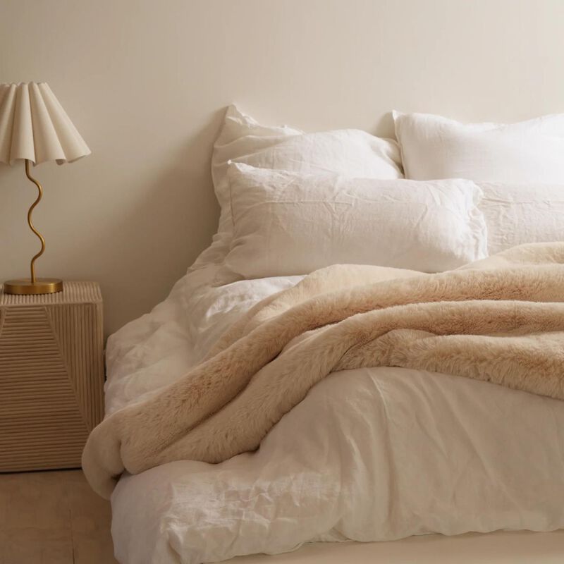 Home Lab Vegan Fur Throw - Big Bear 130 x 150cm image number 4