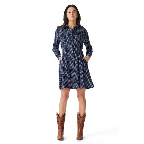 R.M. Williams Imprint Linen Dress