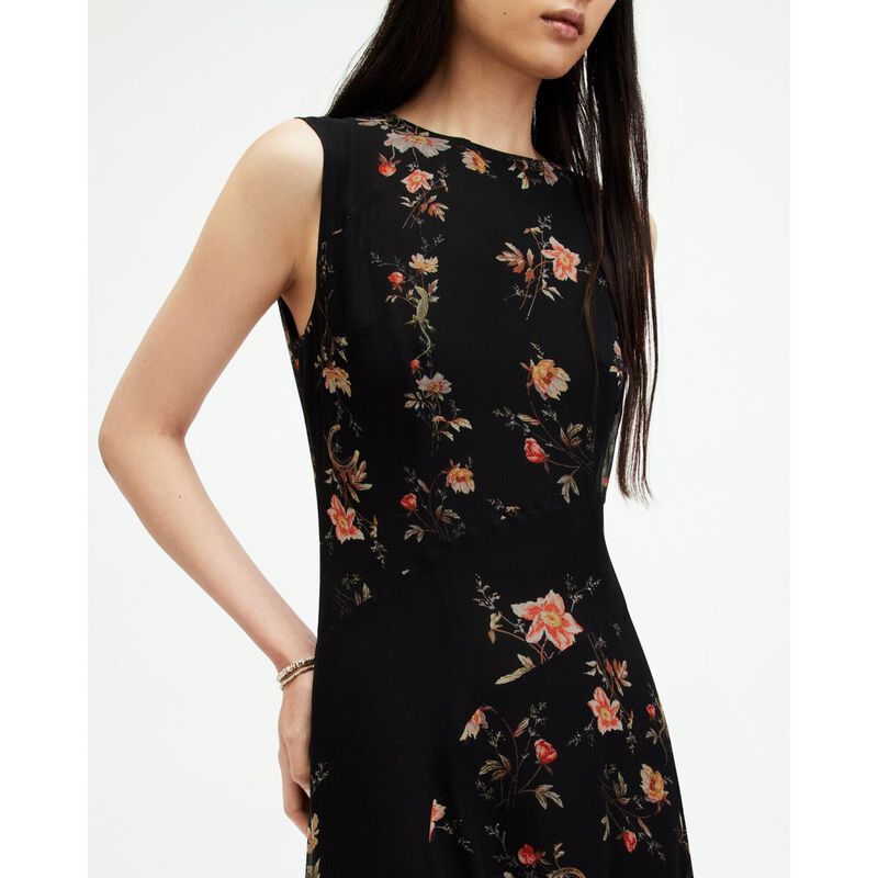 AllSaints Jules Floral Tanana Print Maxi Dress image number 2