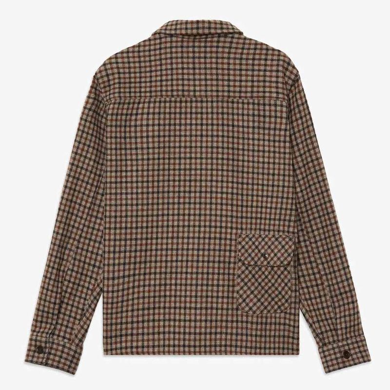 POMPEII Check Wool Chore Jacket image number 1