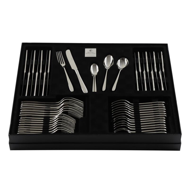 Royal Doulton Cutlery 56 Pce Classic Set Dune image number 0