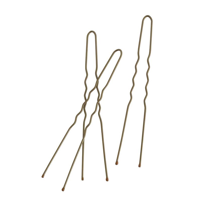 Mae Hair Pins 7.5Cm Brown (30) image number 0
