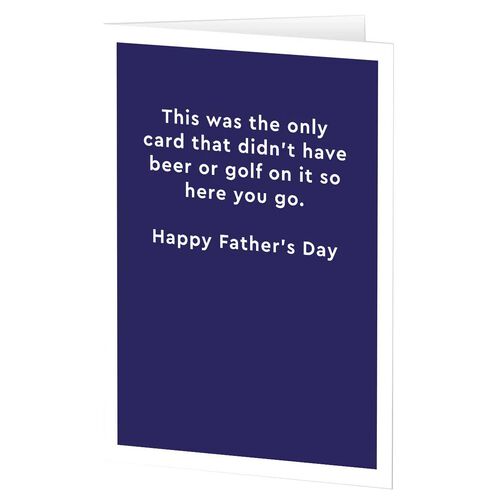 Ohh Deer Didn't Have Beer Or Golf Card