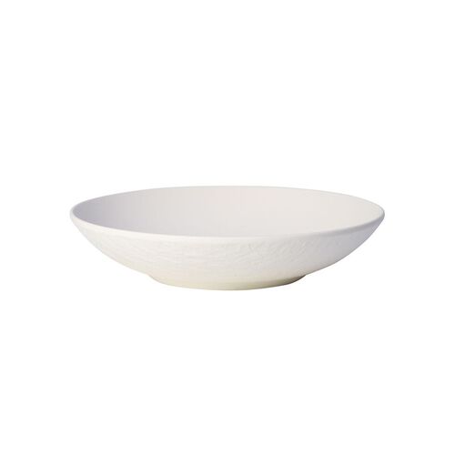 Villeroy & Boch Manufacture Rock Blanc Bowl Flat 24cm