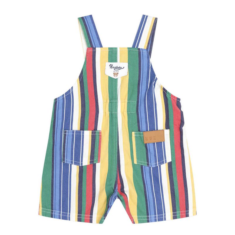 Huxbaby Variegated Stripe Shortall 3M-2Y image number 1