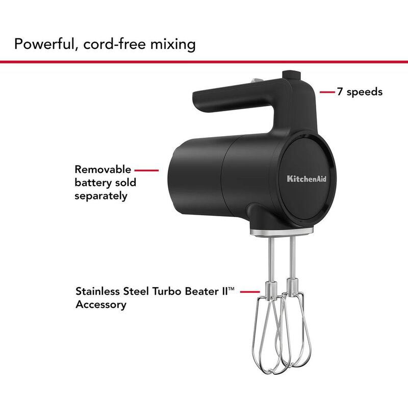 Kitchenaid Cordless Go Hand Mixer image number 1